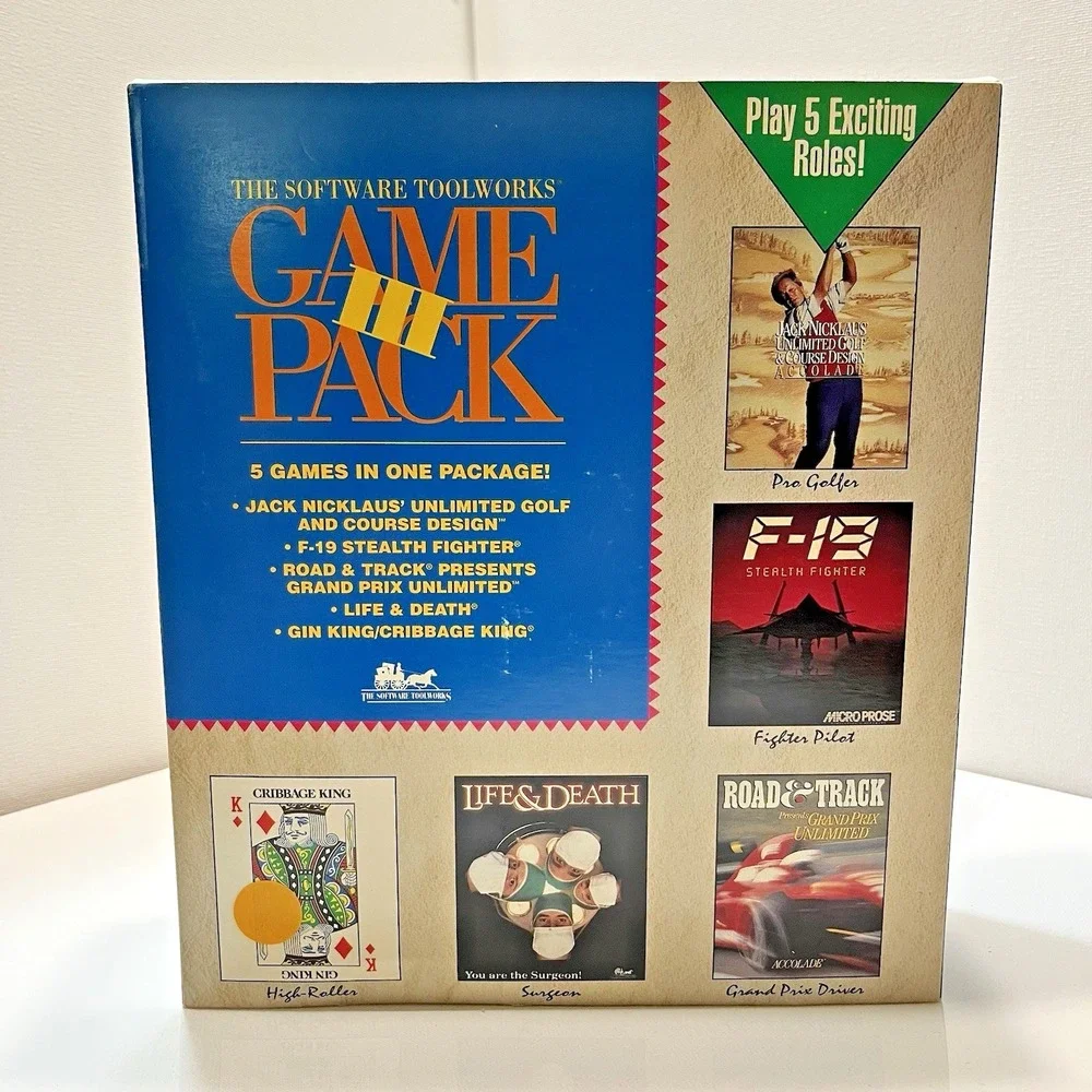 Vintage PC Game Pack III (1992) – 5 Full Games‎ on 3.5